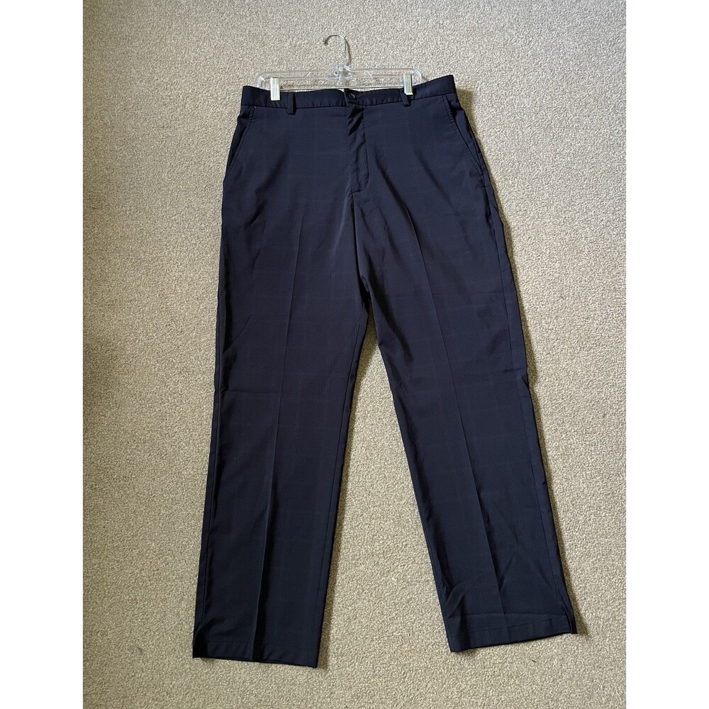 Mens Pants Slazenger Performance Stretch Sz 36 X 32 Black Subtle READ
